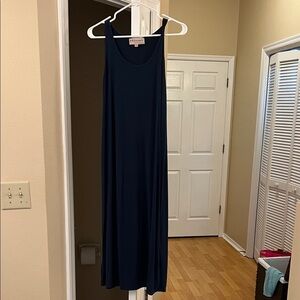 Philosophy Deep Blue Sleeveless Maxi Dress